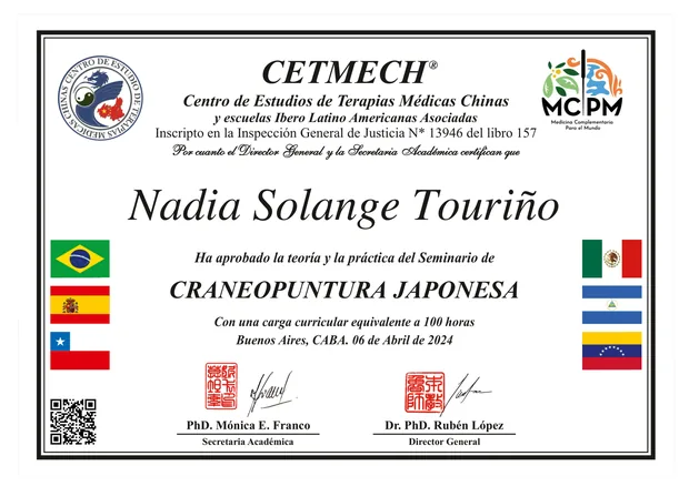 Craneopuntura Japonesa &ndash; CETMECH, 2024