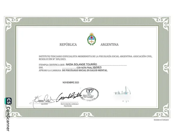 Psicólogo Social en Salud Mental &ndash; ITEMPSA, 2023