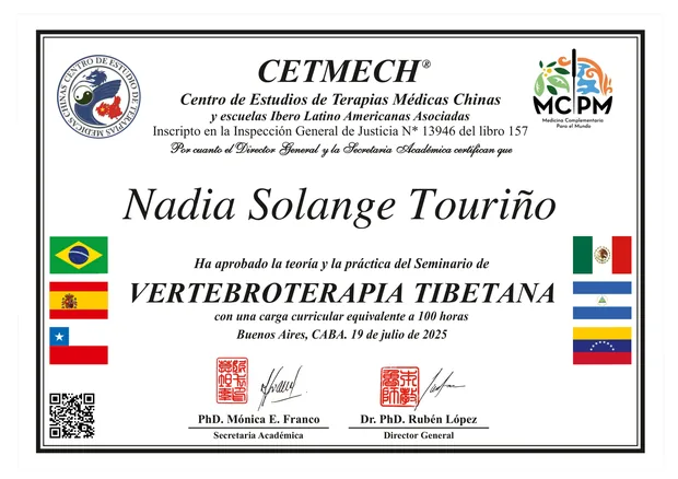 Vertebroterapia Tibetana &ndash; CETMECH, 2025